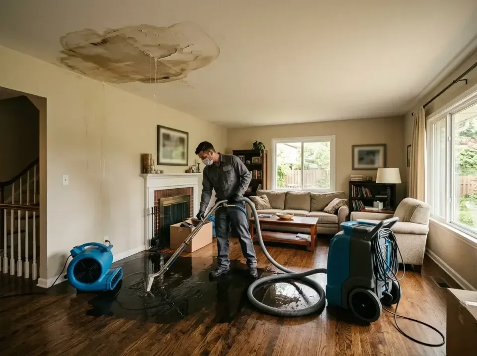 attic-pipe-burst-ceiling-drip-008 — frequently asked questions, Water Damage Restoration & Carpet Care in Harvey, IL